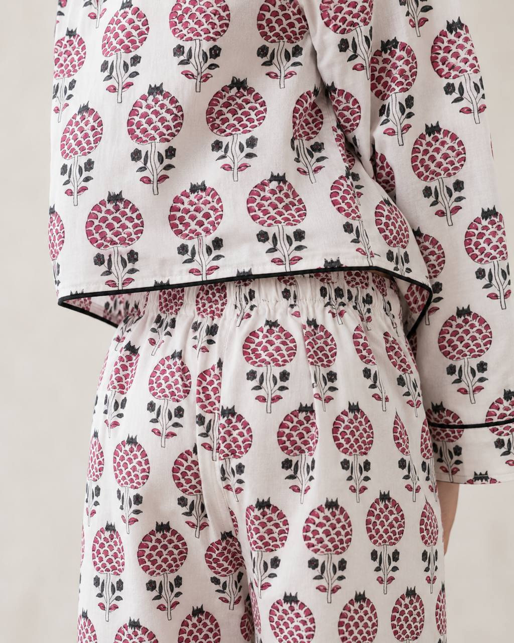 Pajama - Red Harissa Kids & Woman