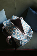 Week-end bag - Azul flowers
