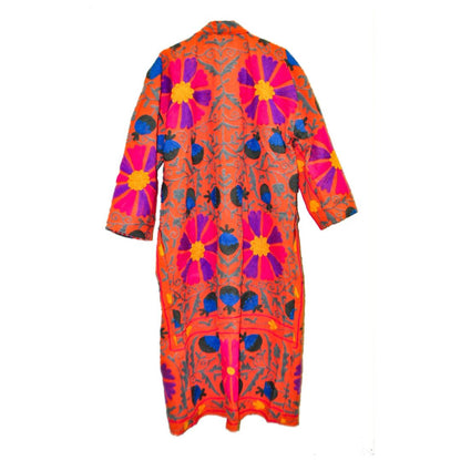 Kimono vest Woman- Orange pepper