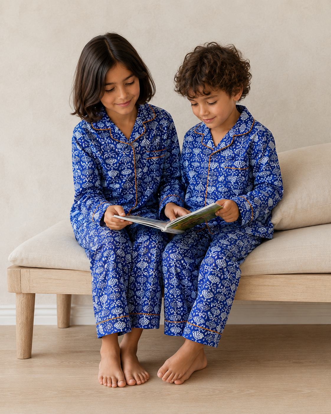 Pajama - Blu Cardamom Kids & Woman
