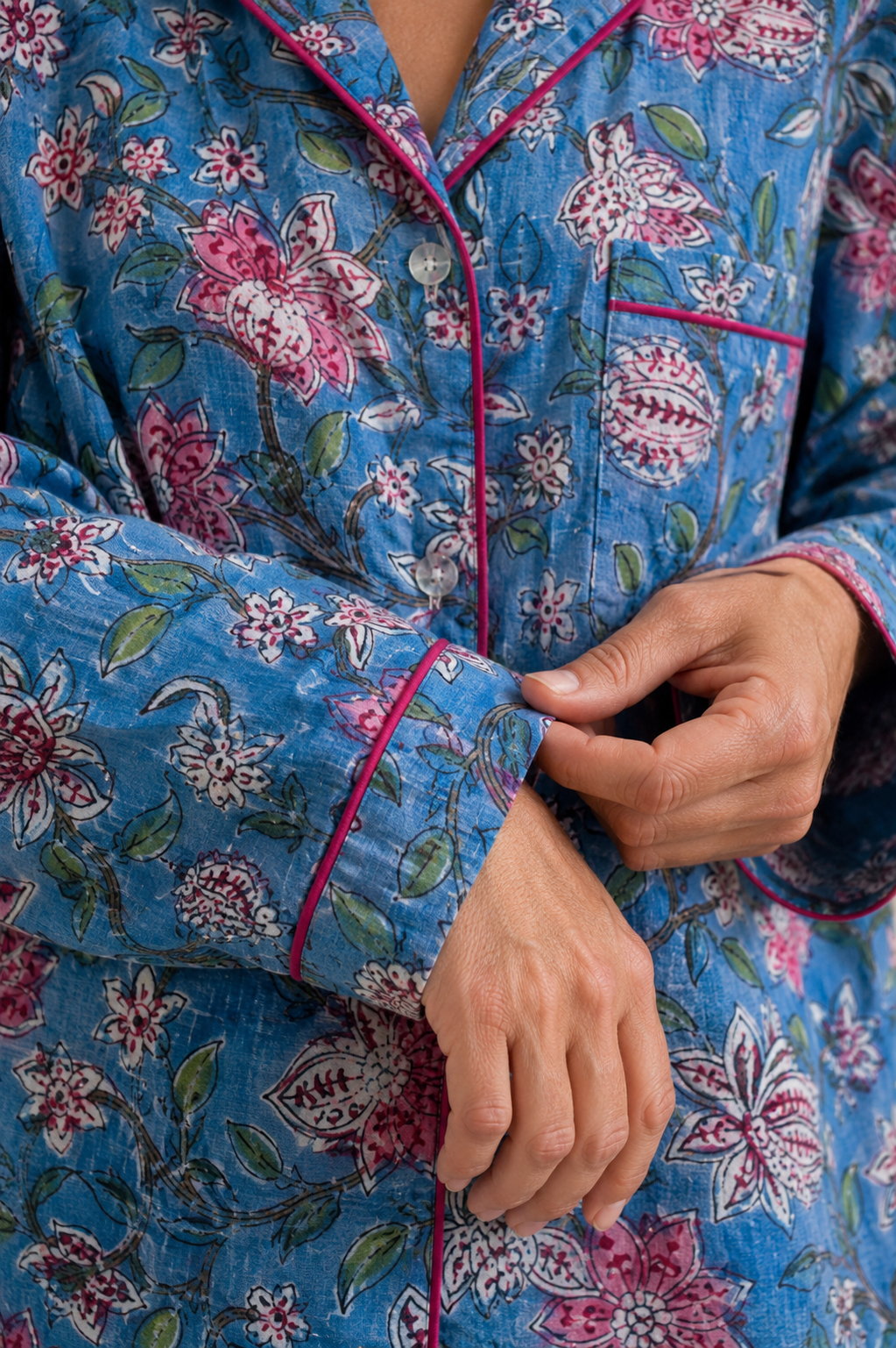 Pajama - Cerulean Basil Kids & Woman
