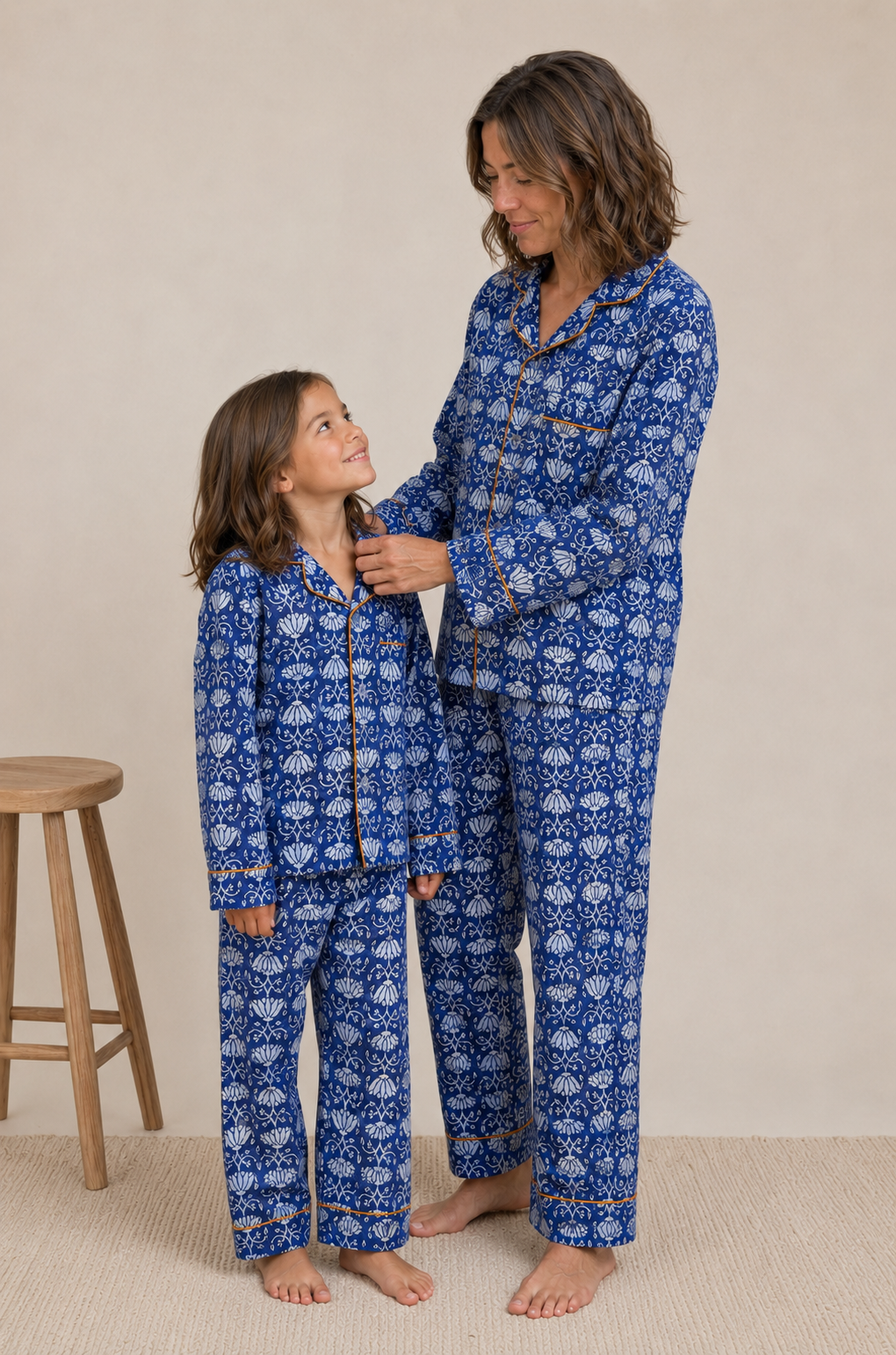 Pajama - Blu Cardamom Kids & Woman