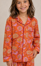 Pajama - Orange Ginger Kids & Woman