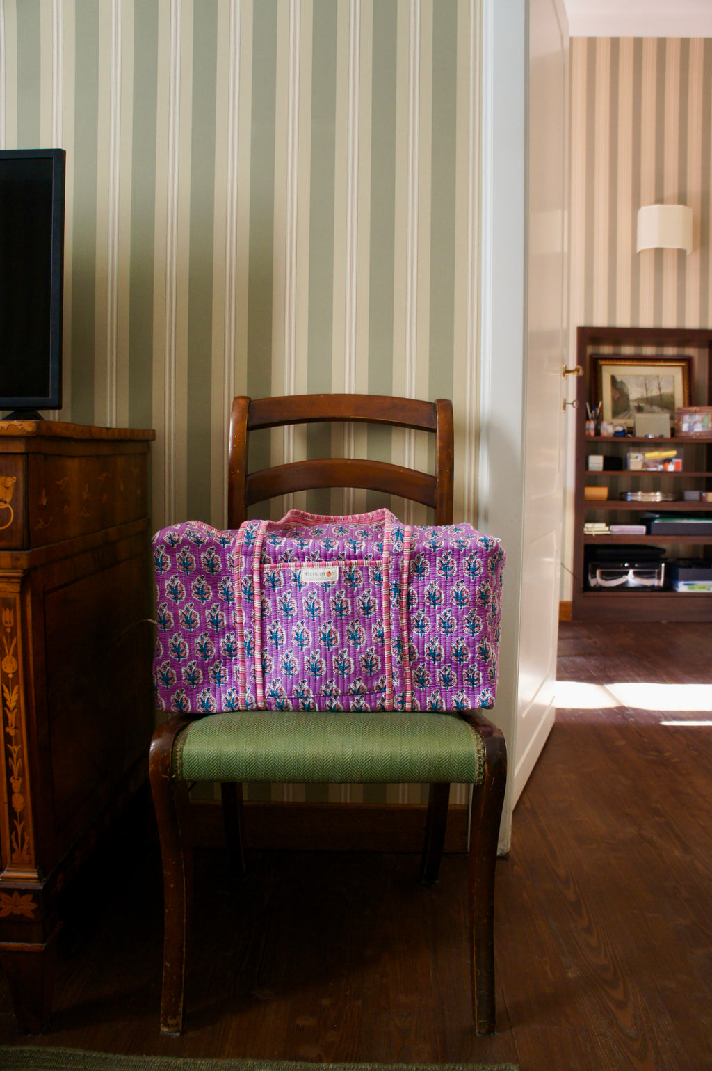 Week-end bag - Lavender flowers