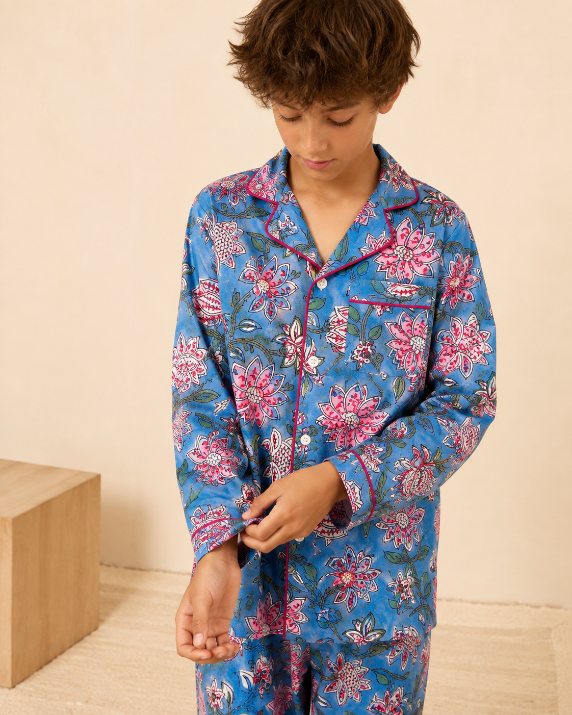 Pajama - Cerulean Basil Kids & Woman