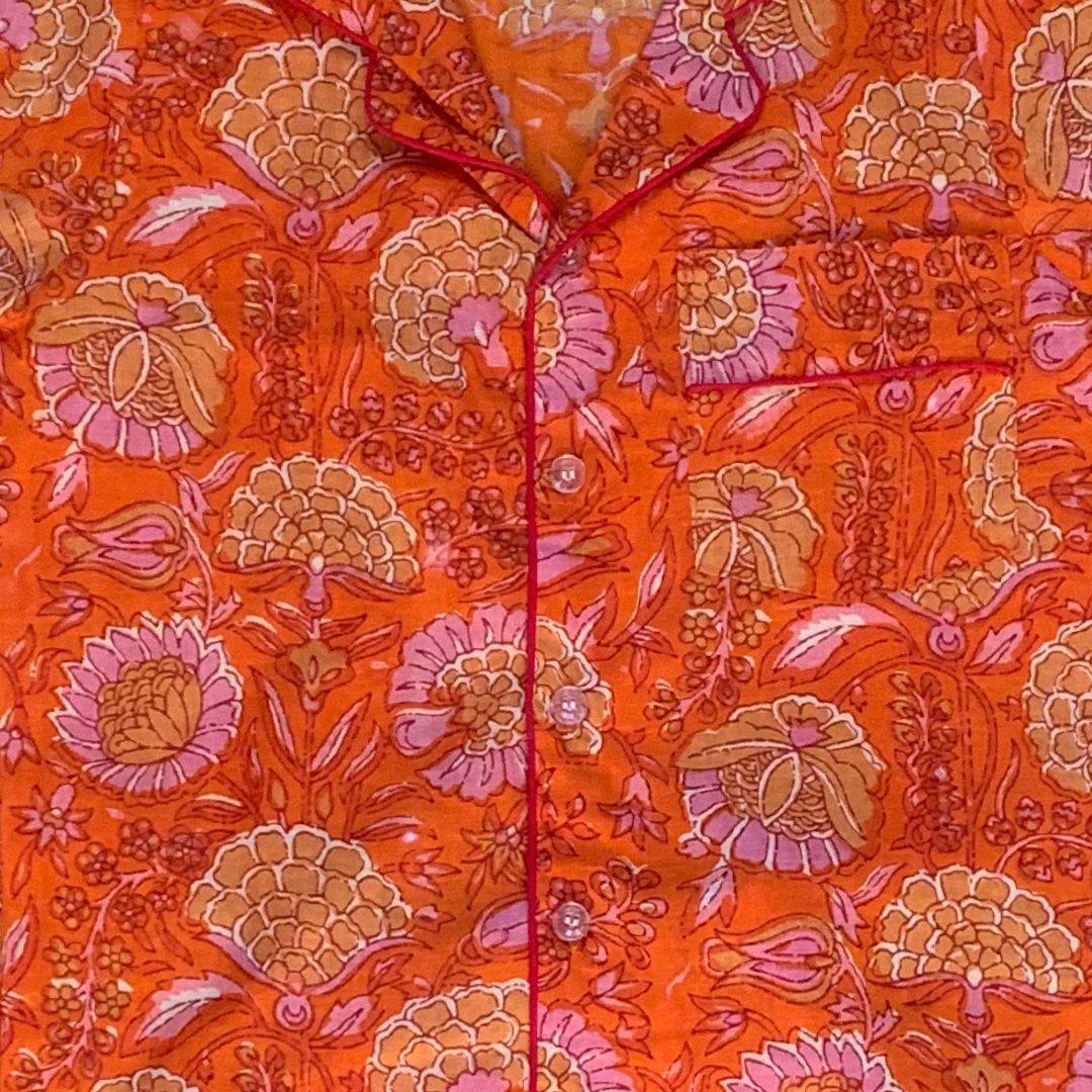 Pajama - Orange Ginger Kids & Woman