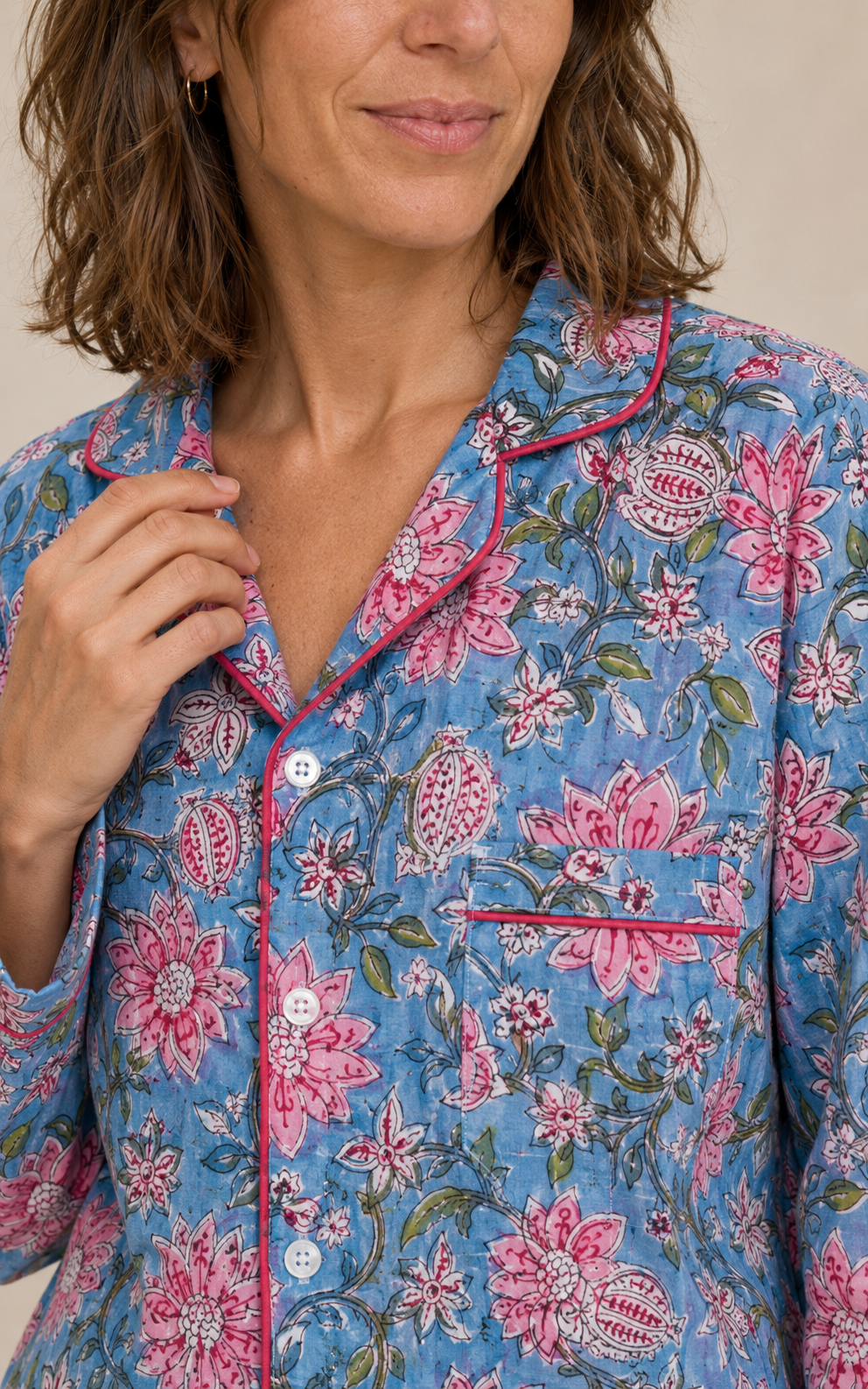 Pajama - Cerulean Basil Kids & Woman
