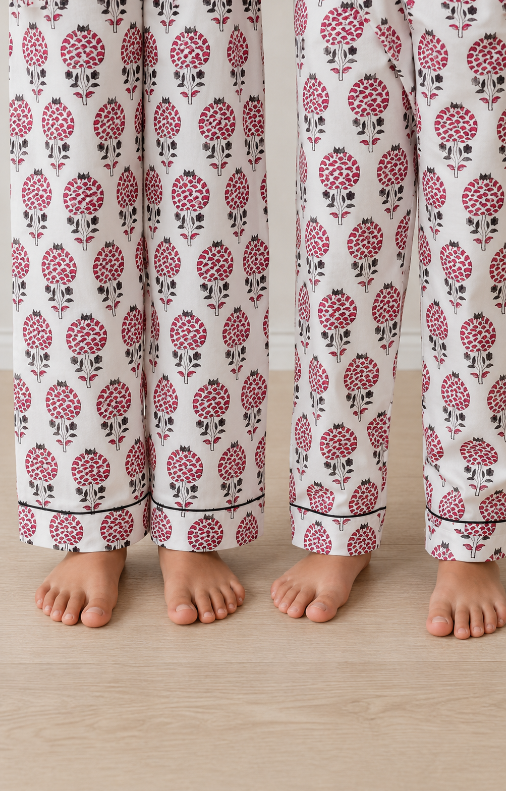 Pajama - Red Harissa Kids & Woman