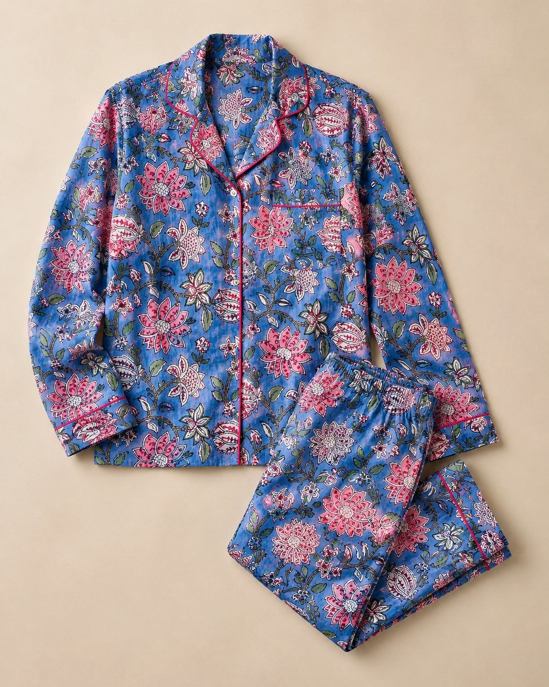 Pajama - Cerulean Basil Kids & Woman