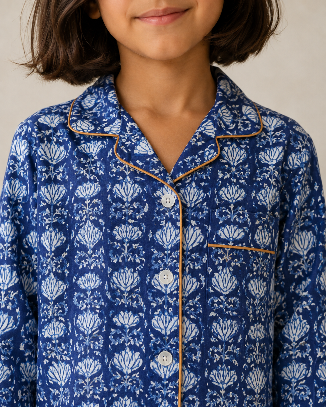 Pajama - Blu Cardamom Kids & Woman