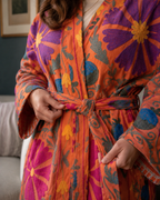 Kimono vest Woman- Orange pepper