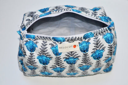 Beauty bag - Azul Flowers