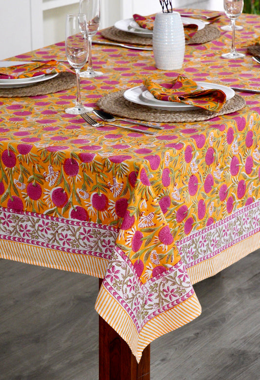 Tablecloth Blossom Tangerine