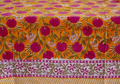 Tablecloth Blossom Tangerine