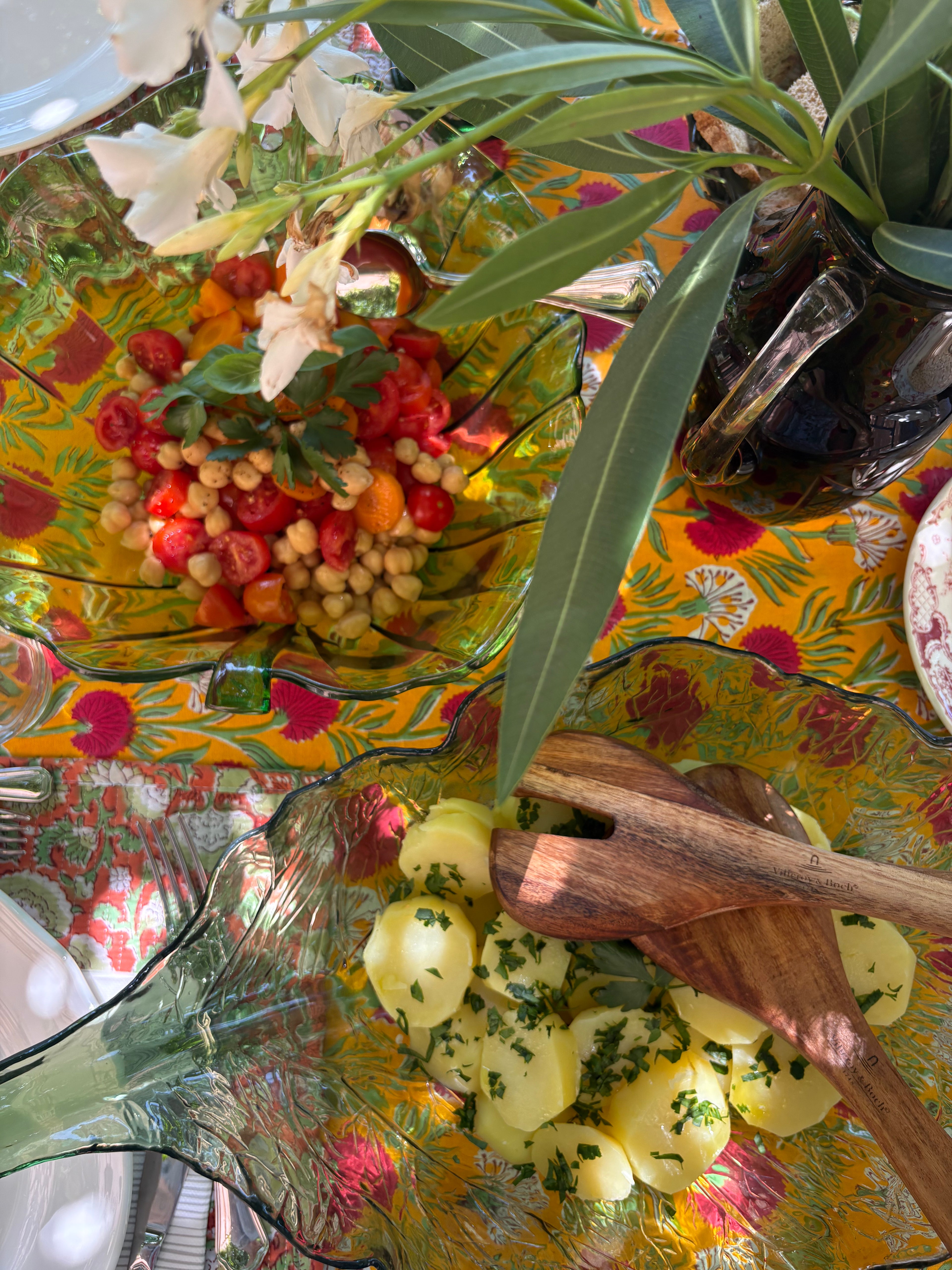 Tablecloth Orange Leaf