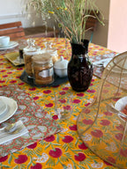 Tablecloth Orange Leaf