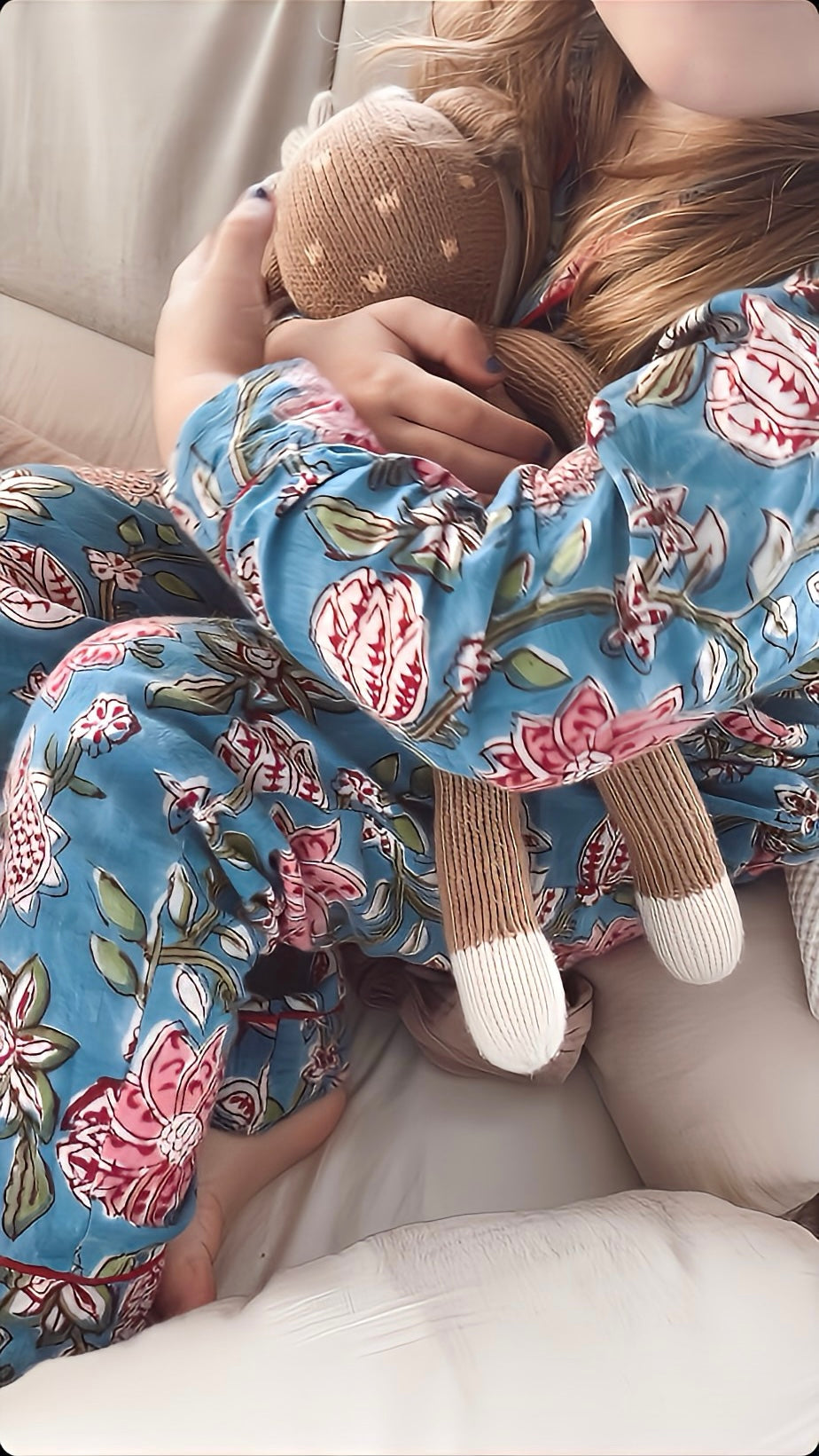 Pajama - Cerulean Basil Kids & Woman