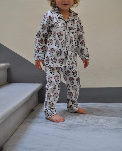 Pajama - Red Harissa Kids & Woman