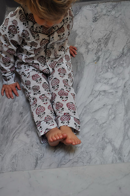 Pajama - Red Harissa Kids & Woman