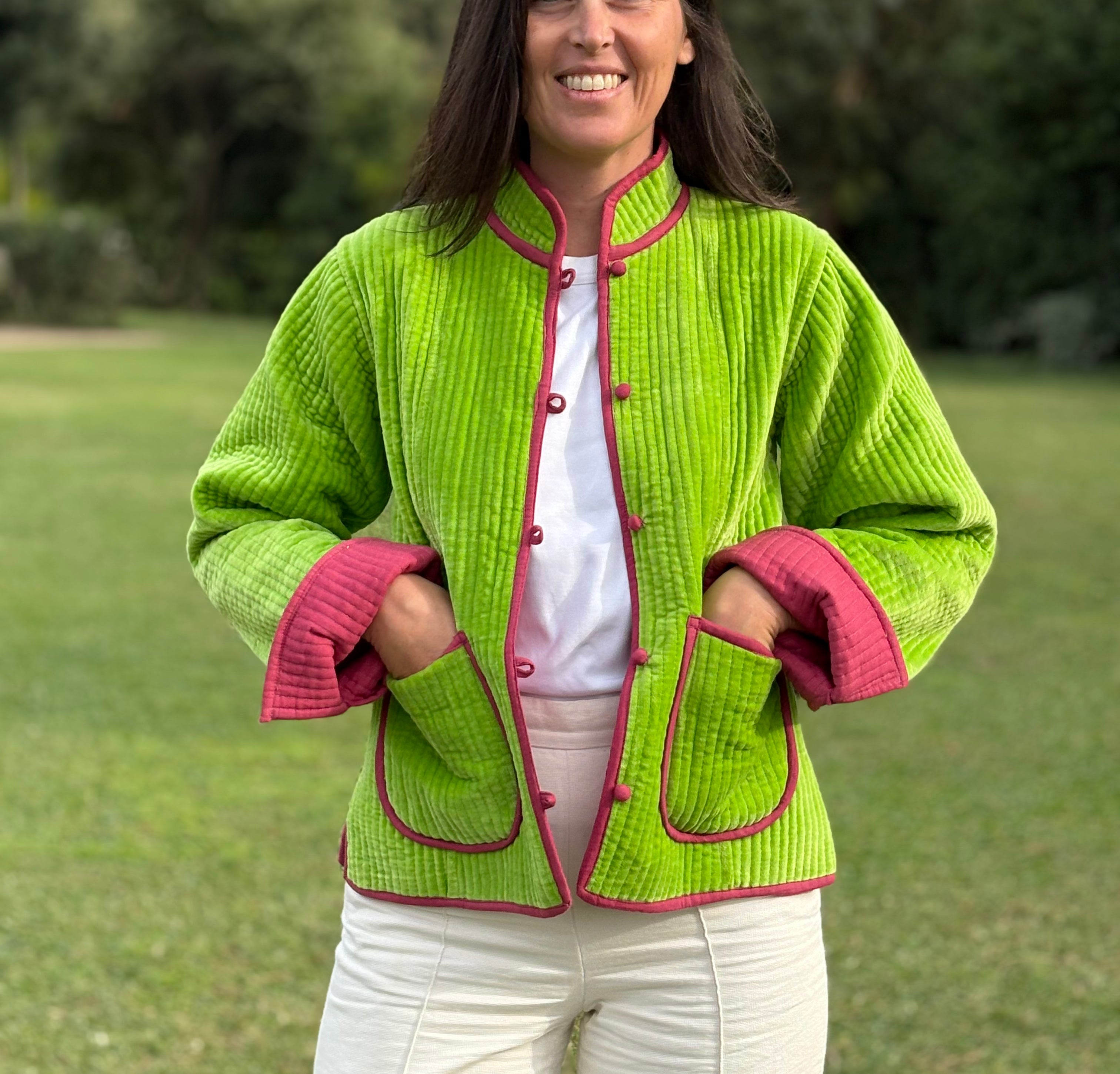 Solapa Jacket Apple Green