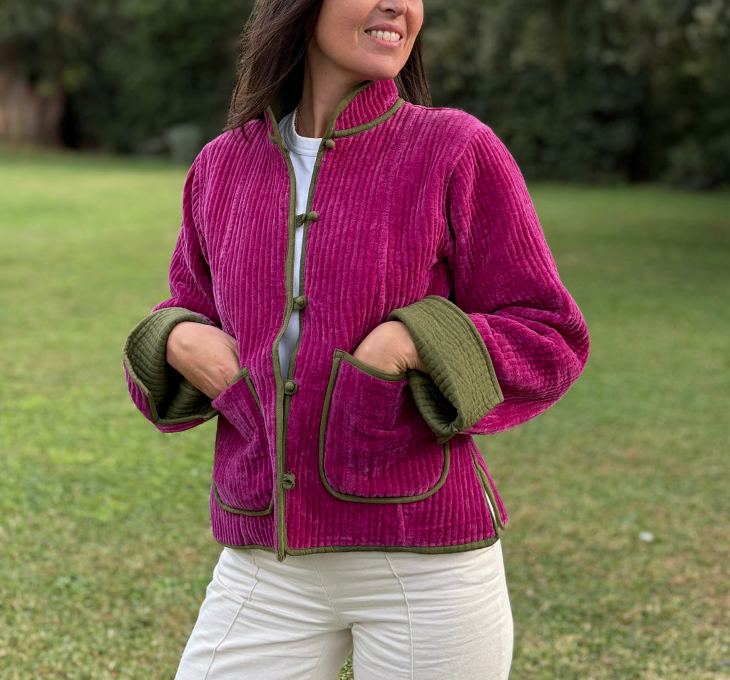 Solapa Jacket Fucsia