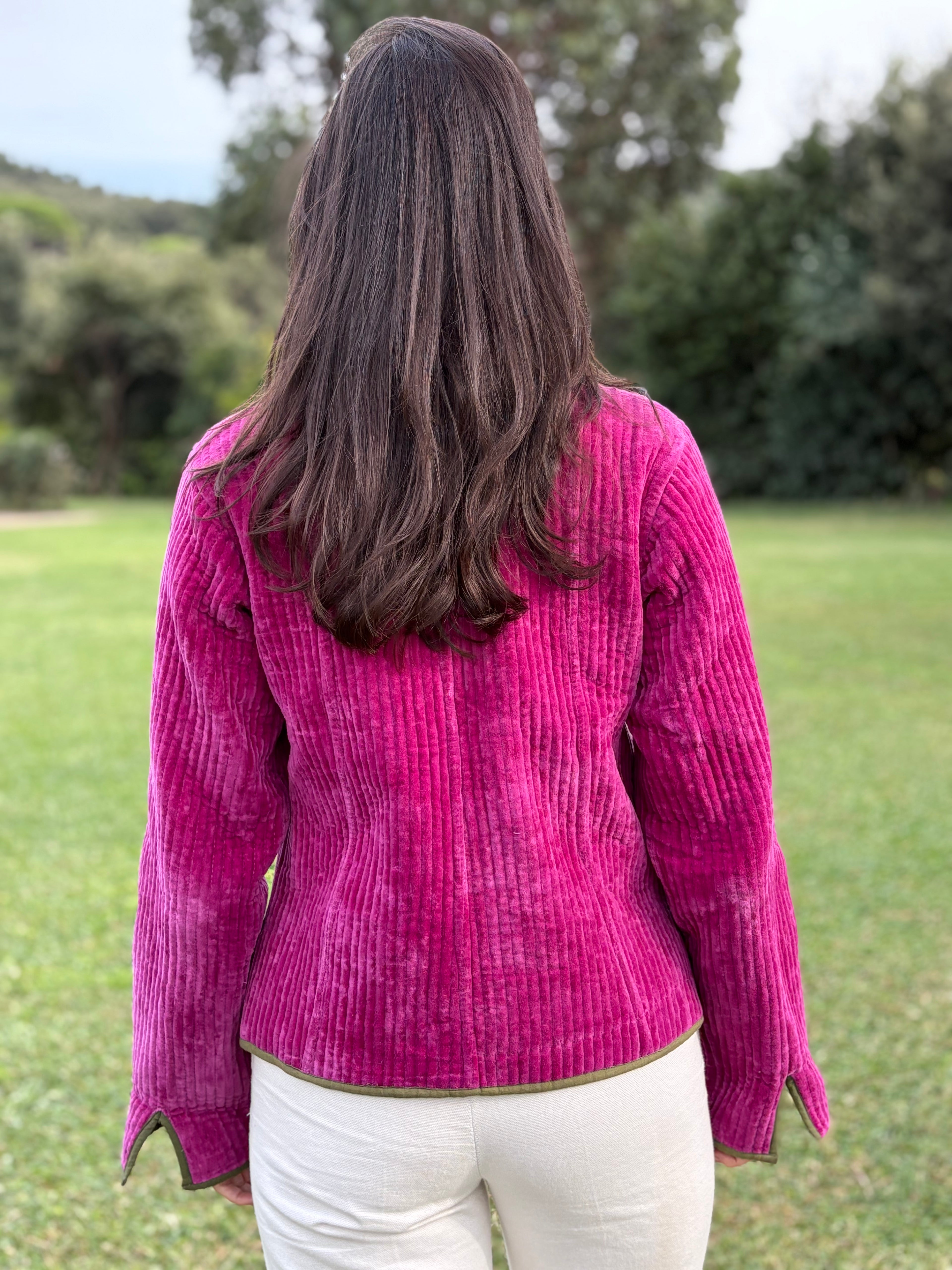 Solapa Jacket Fucsia
