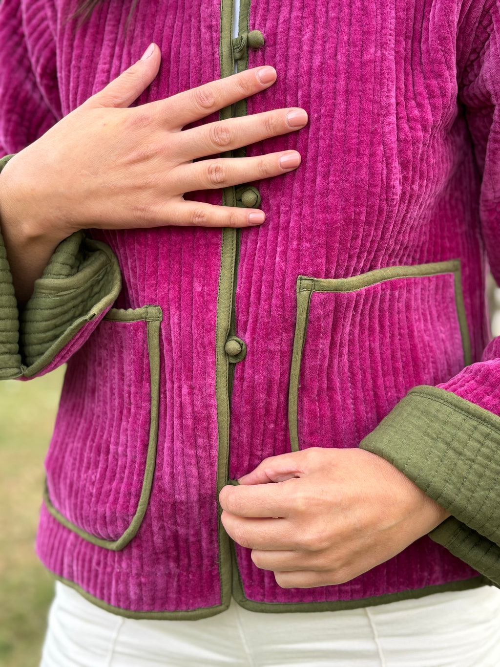 Solapa Jacket Fucsia