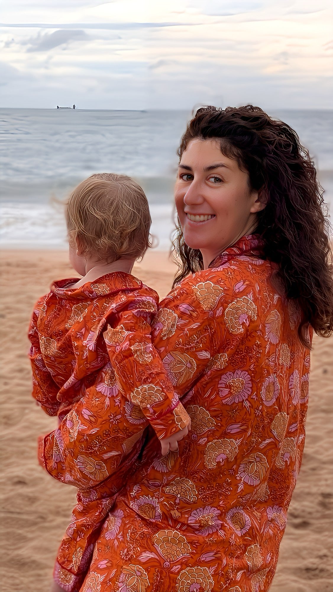 Pajama - Orange Ginger Kids & Woman