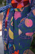 Kimono vest Woman - Blu pepper