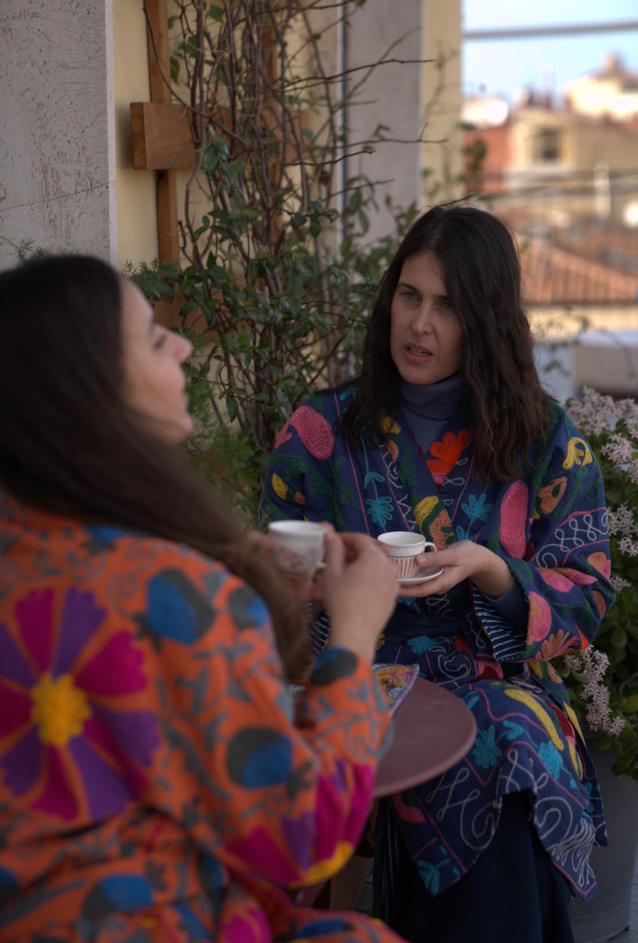 Kimono vest Woman - Blu pepper