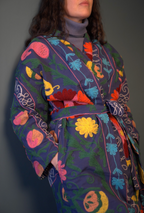 Kimono vest Woman - Blu pepper