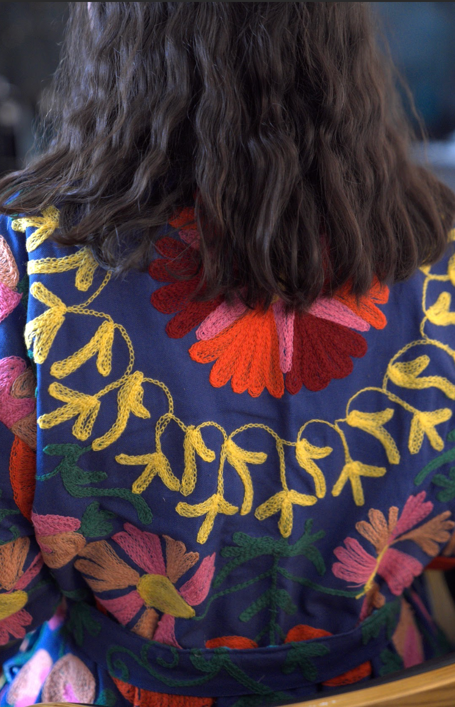 Kimono vest Woman - Blu pepper