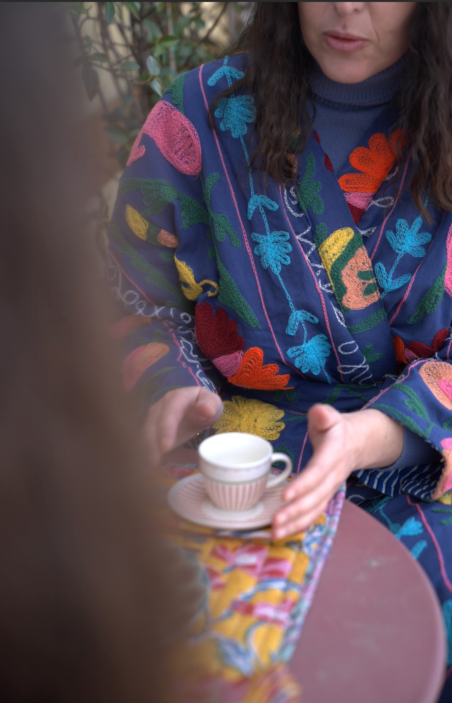 Kimono vest Woman - Blu pepper