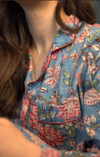 Pajama - Cerulean Basil Kids & Woman