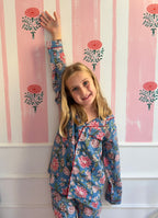 Pajama - Cerulean Basil Kids & Woman