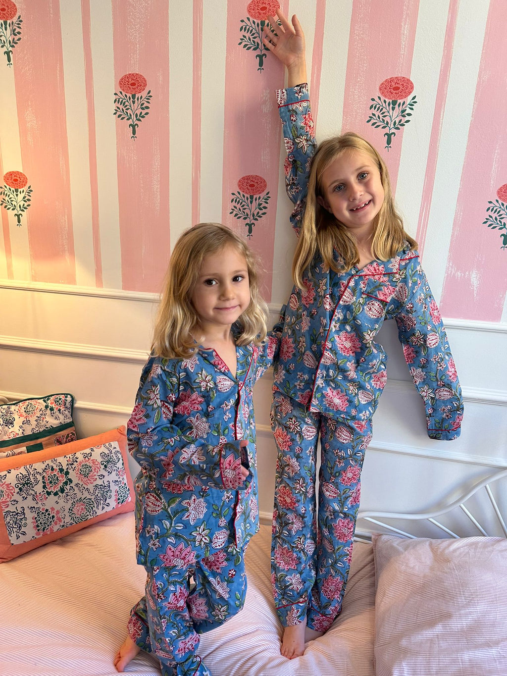 Pajama - Cerulean Basil Kids & Woman