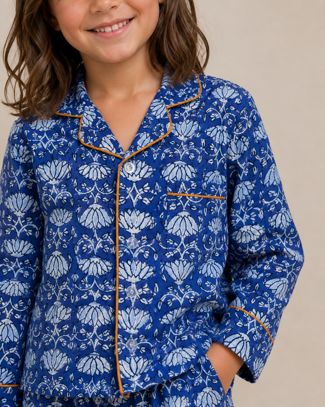 Pajama - Blu Cardamom Kids & Woman