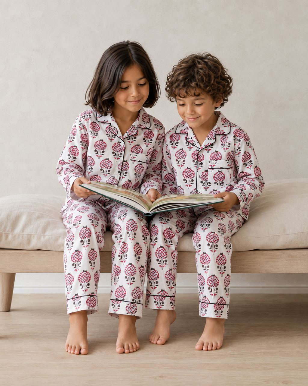 Pajama - Red Harissa Kids & Woman