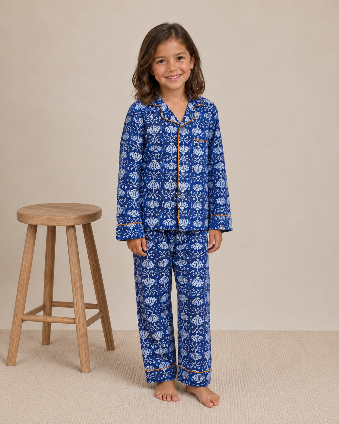 Pajama - Blu Cardamom Kids & Woman