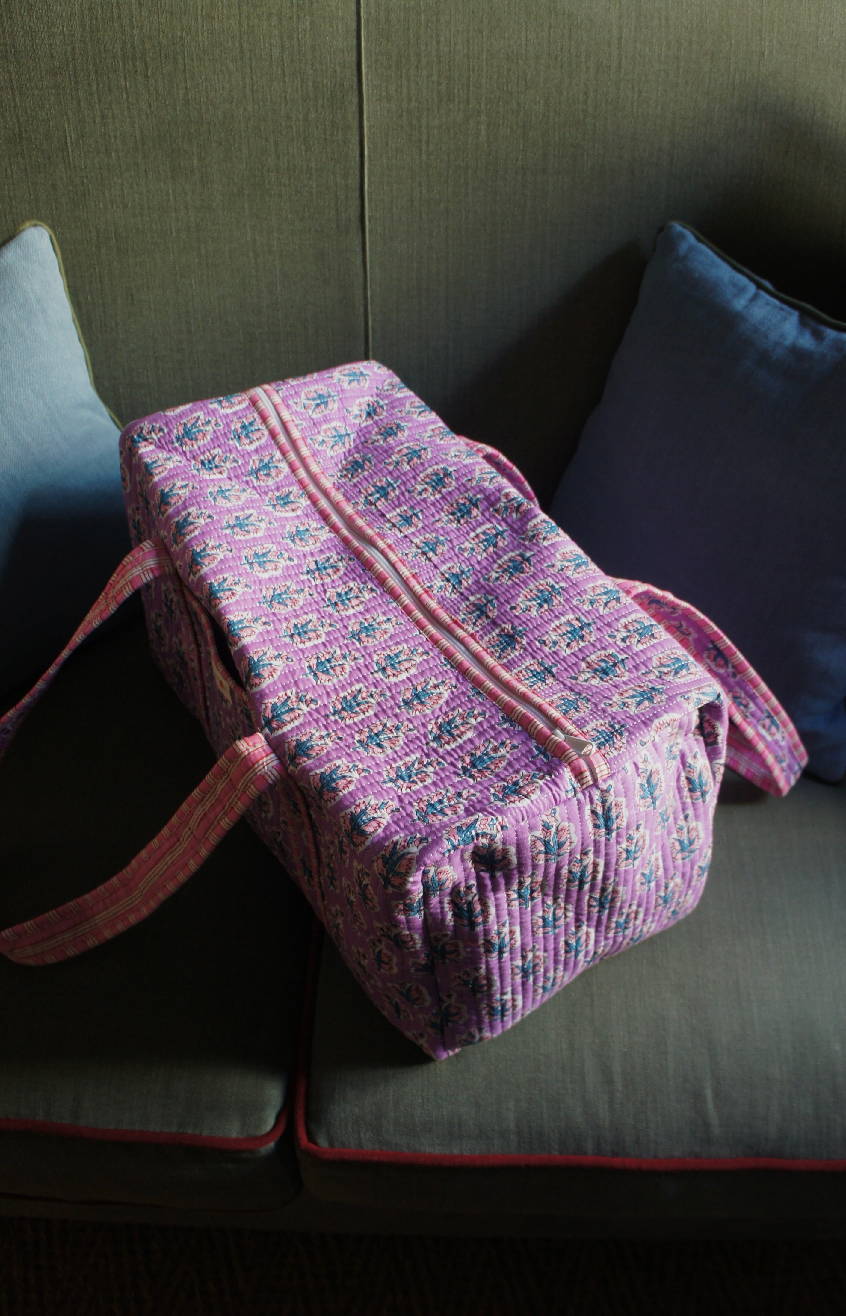 Week-end bag - Lavender flowers