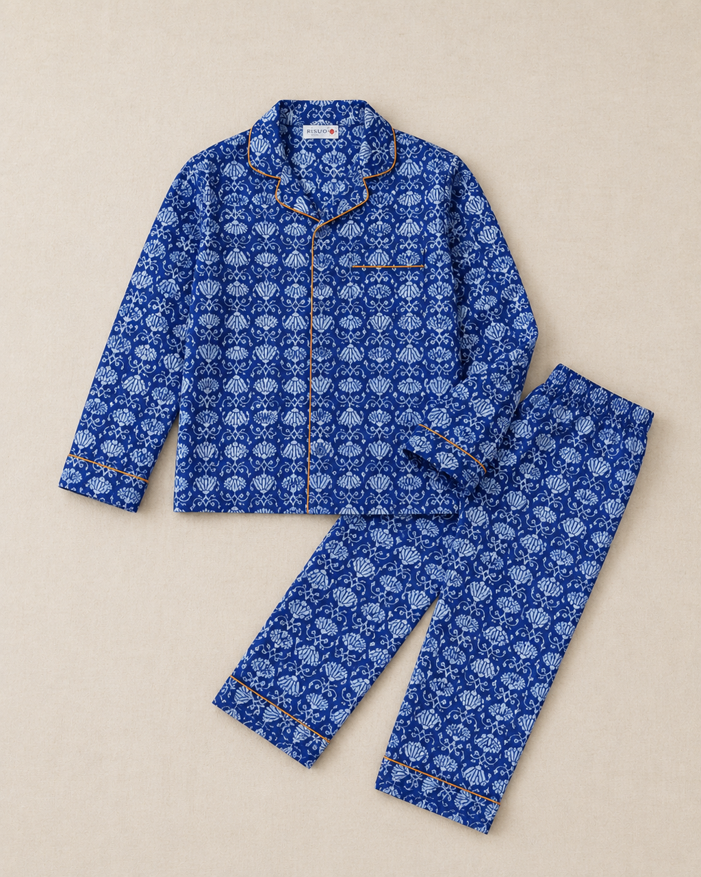 Pajama - Blu Cardamom Kids & Woman