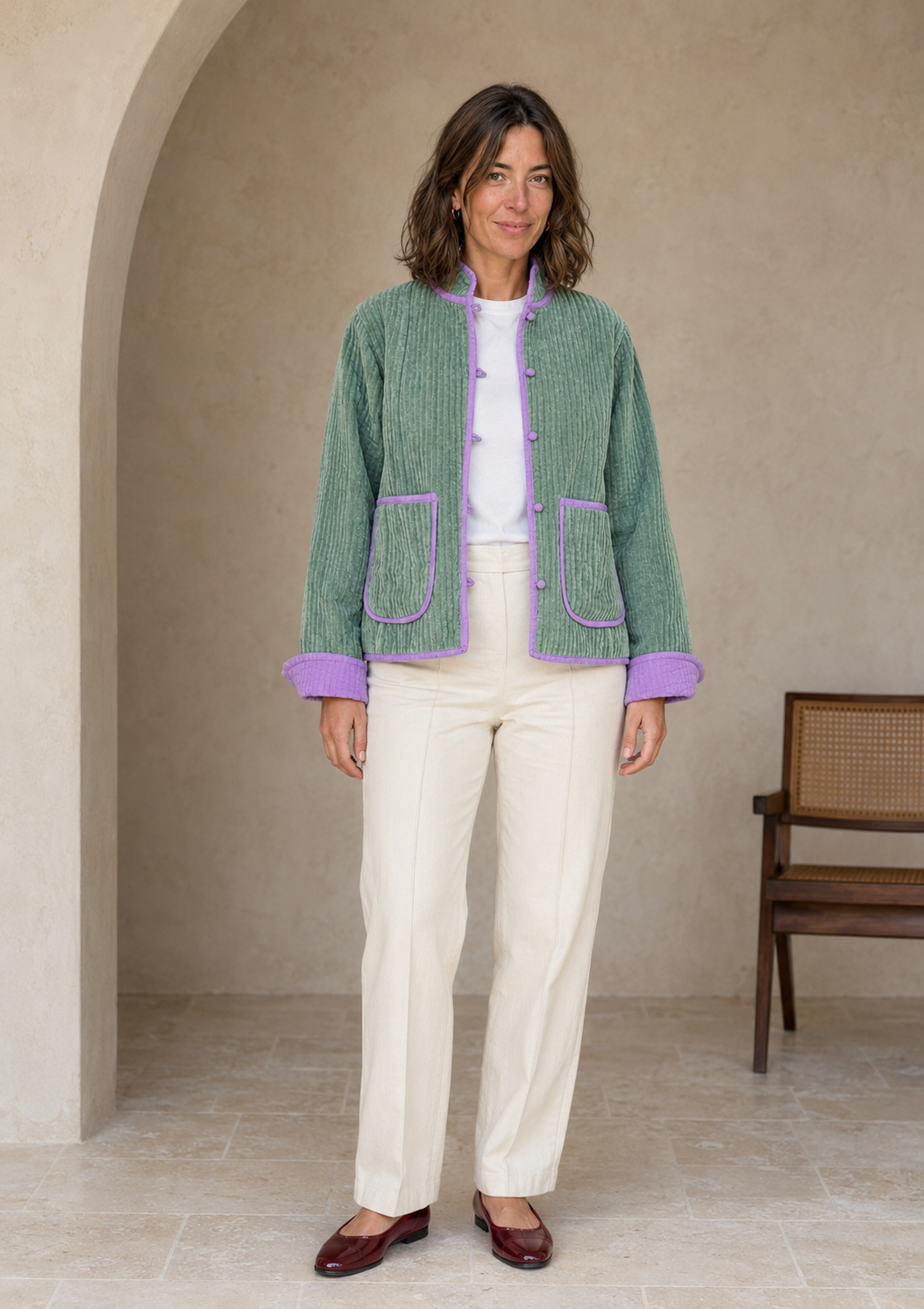Solapa Jacket Azul