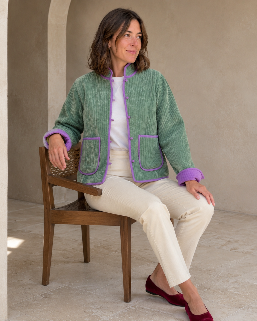 Solapa Jacket Azul