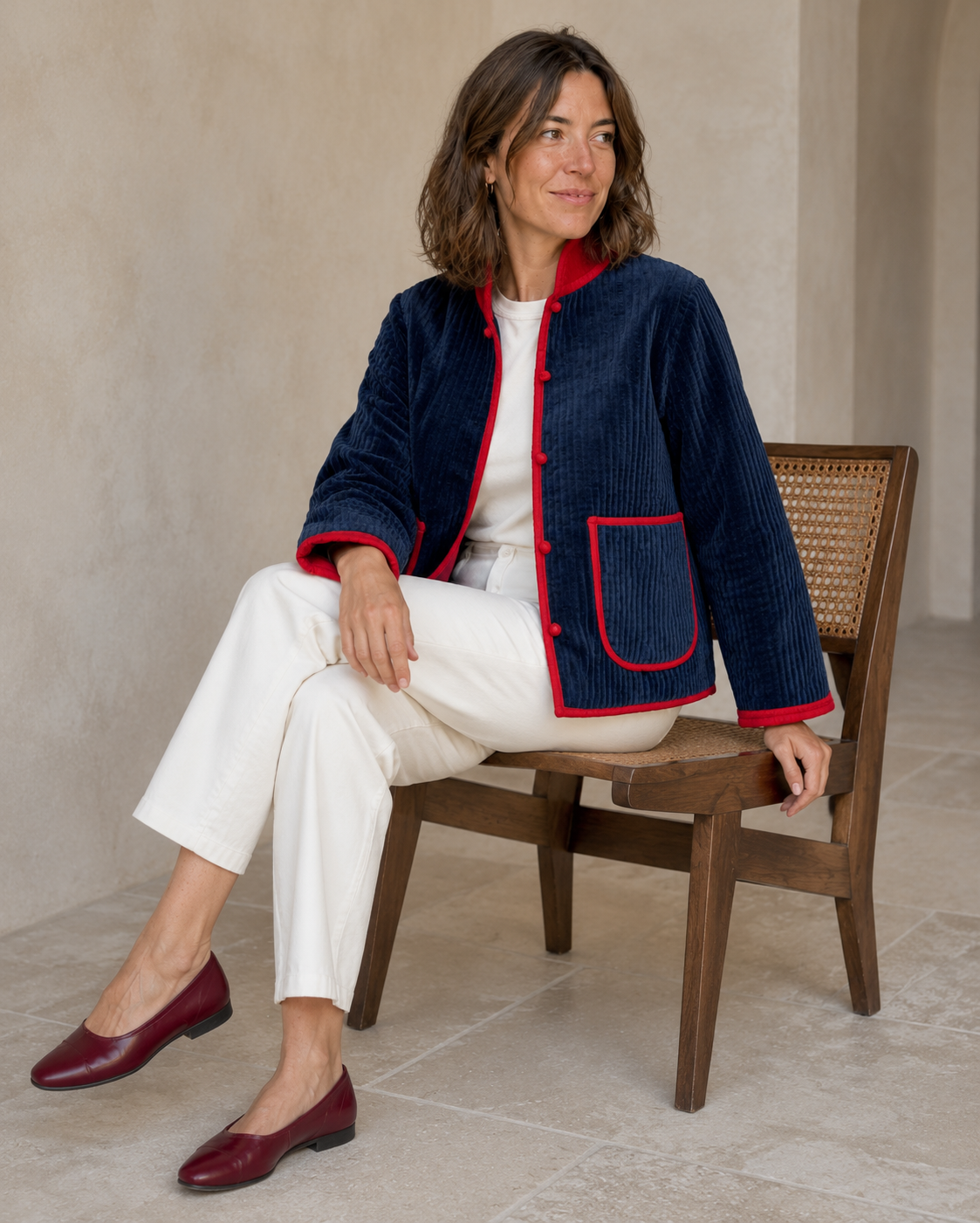 Solapa Jacket Blu