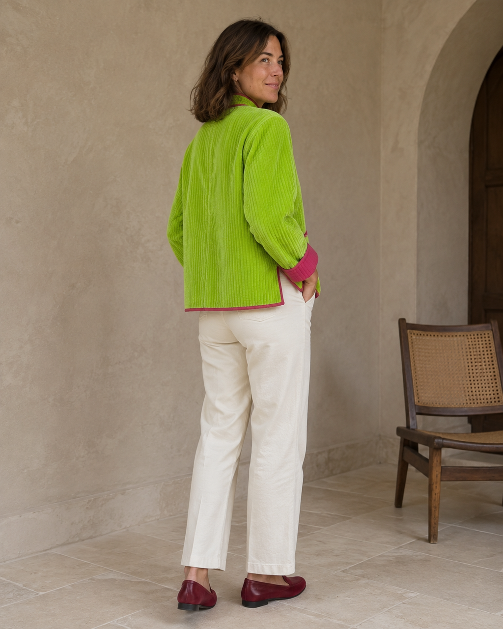 Solapa Jacket Apple Green