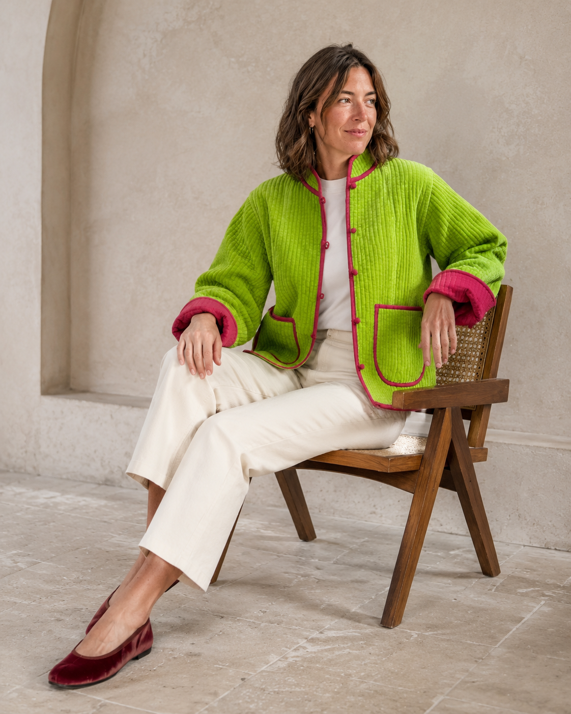 Solapa Jacket Apple Green