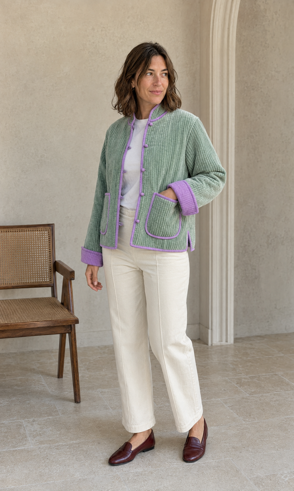 Solapa Jacket Azul