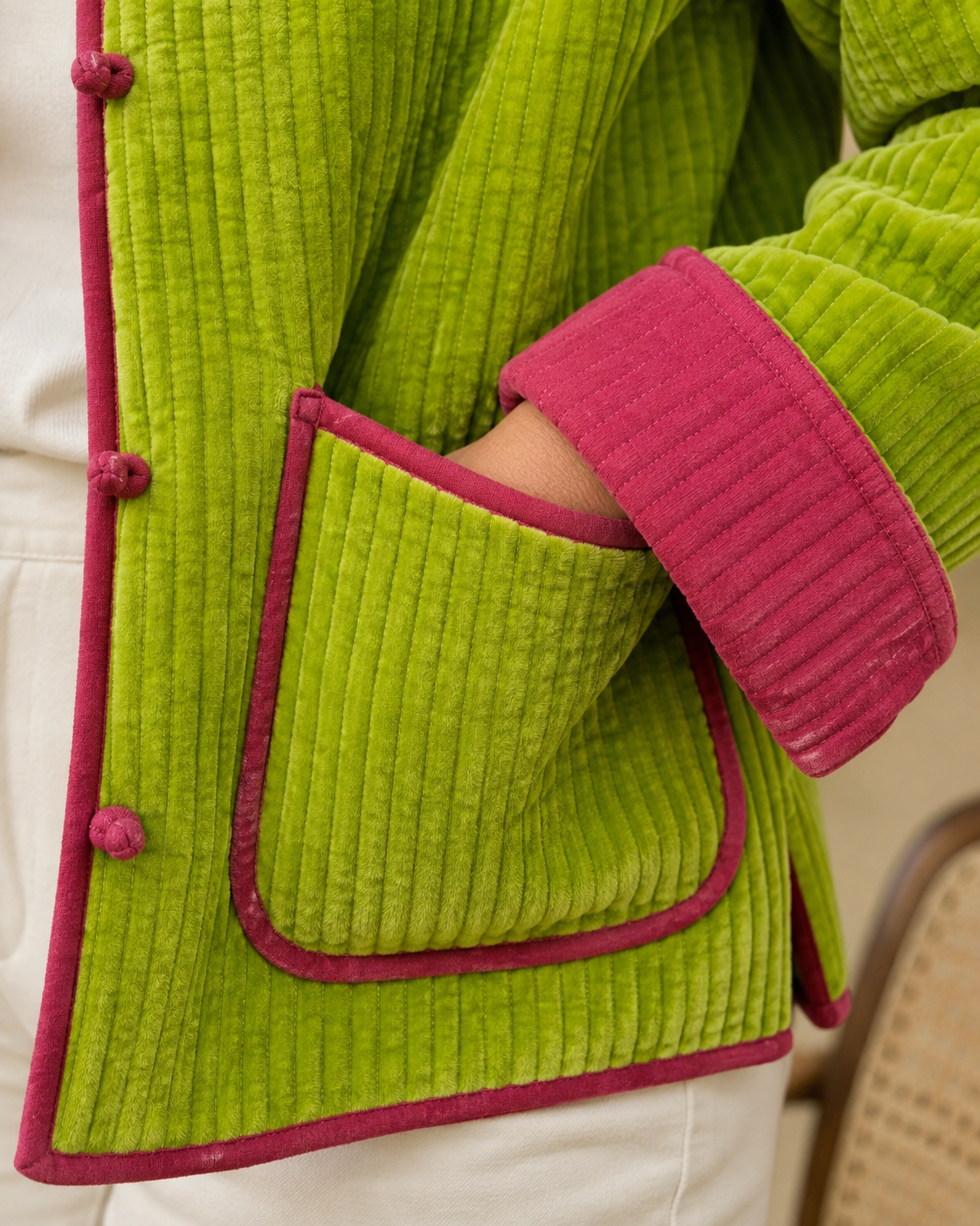 Solapa Jacket Apple Green