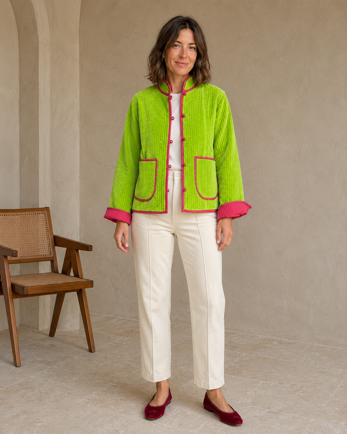Solapa Jacket Apple Green